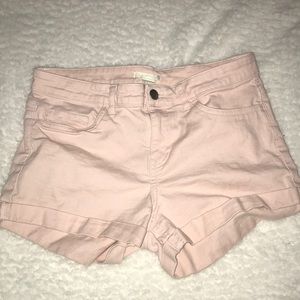 H&M Pink High Waisted Shorts